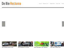 Tablet Screenshot of debie-reclame.nl